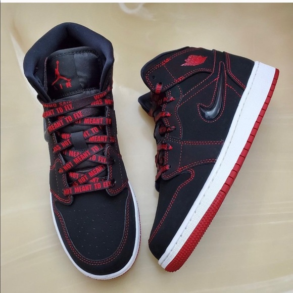 Nike Shoes - Nike Jordan 1 black and red!